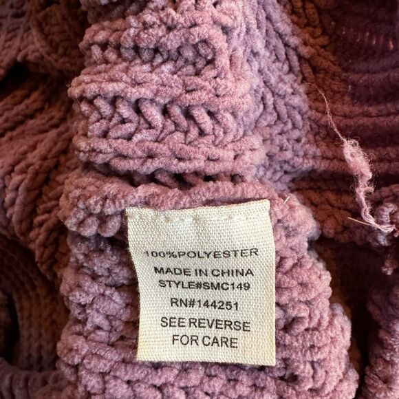 Moon & Madison knit crop oversized sweater size x-Small - Picture 6 of 7